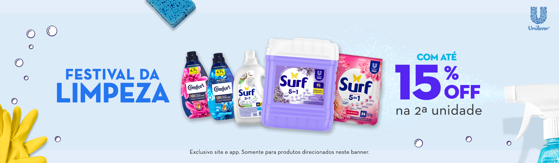 Unilever Surf e Comfort 19 a 25/05